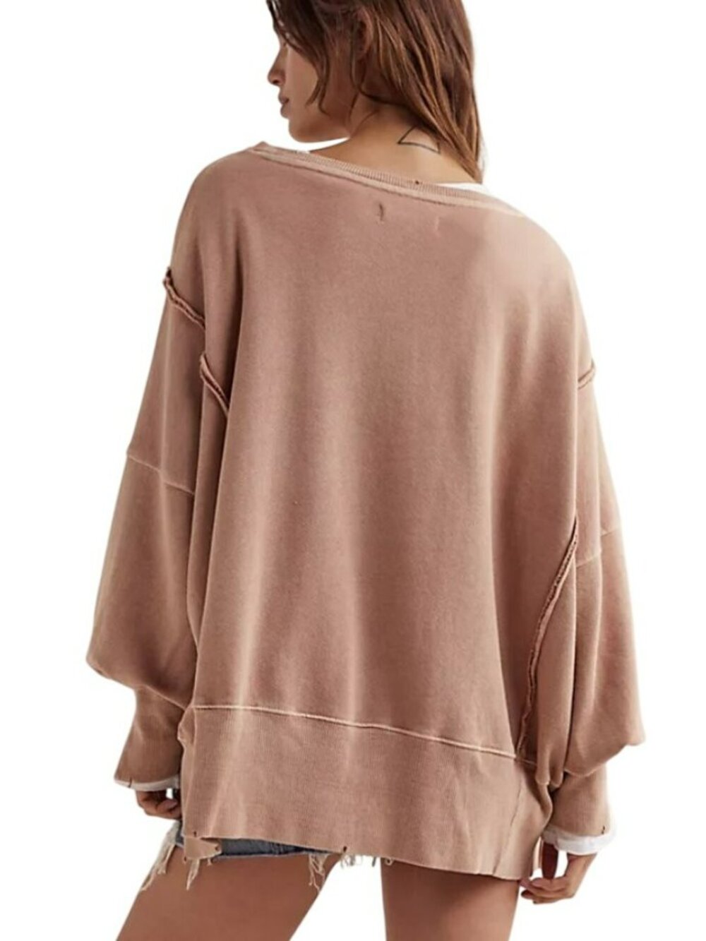 New Free People Mirrored Horses Graphic Camden Pullover Small - Picture 2 of 6